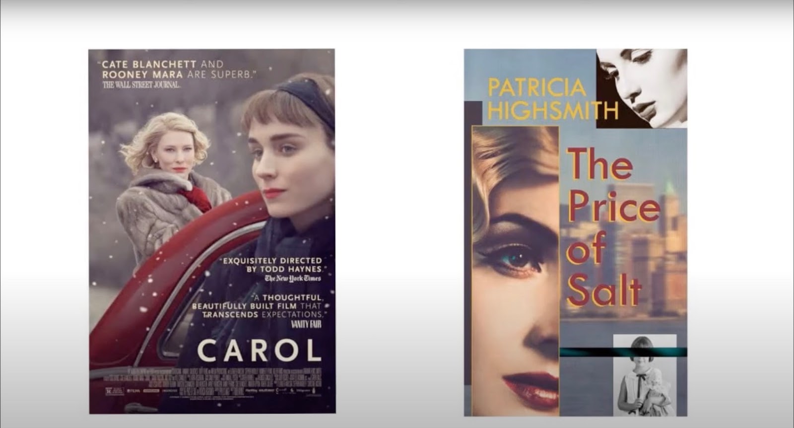 The Price of Salt: Novel-Film Adaptation of “Carol”